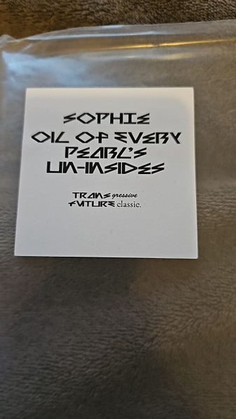 Sophie (42) : Oil Of Every Pearl's Un-Insides (LP, Album, RP, Red)