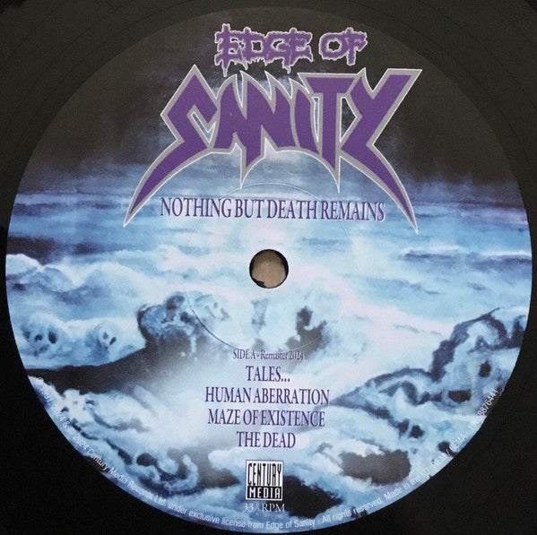 Edge Of Sanity : Nothing But Death Remains (LP, Album, RE, RM, 180)