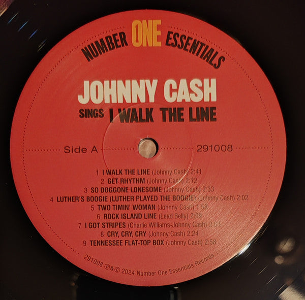 Johnny Cash : Johnny Cash Sings I Walk The Line  (LP, Comp, Ltd, RE, 180)