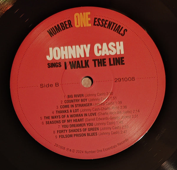 Johnny Cash : Johnny Cash Sings I Walk The Line  (LP, Comp, Ltd, RE, 180)