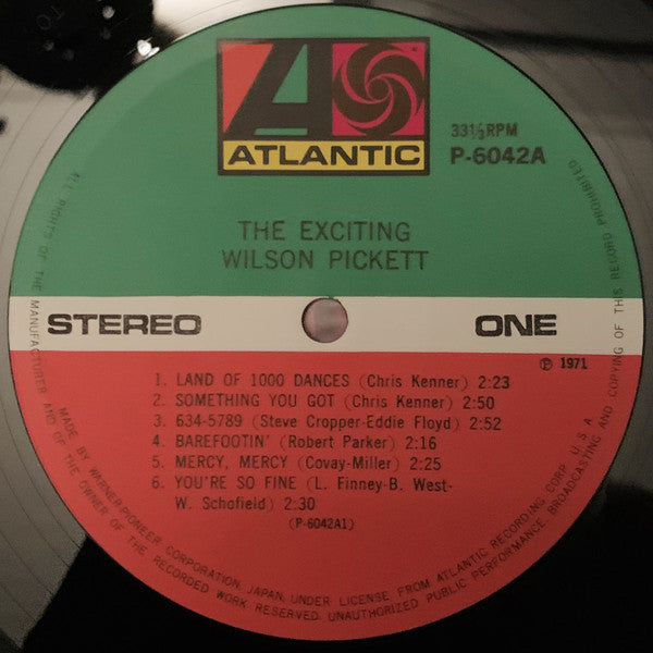 Wilson Pickett : The Exciting Wilson Pickett (LP, Album)