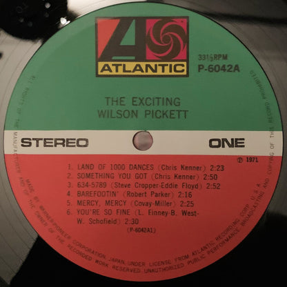 Wilson Pickett : The Exciting Wilson Pickett (LP, Album)