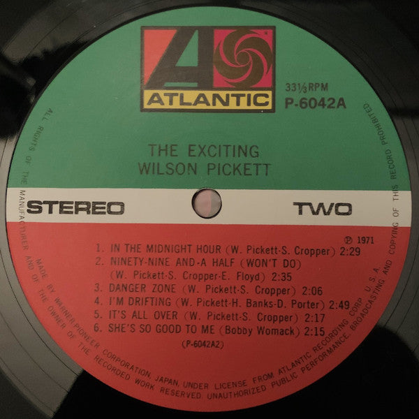 Wilson Pickett : The Exciting Wilson Pickett (LP, Album)