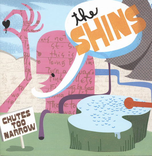 The Shins : Chutes Too Narrow (LP, Album, Whi)