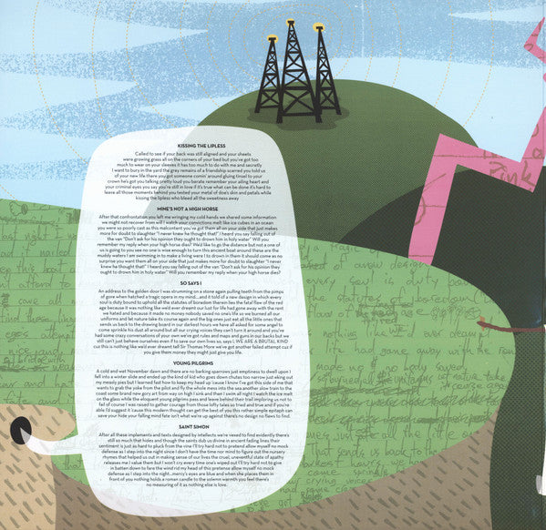 The Shins : Chutes Too Narrow (LP, Album, Whi)