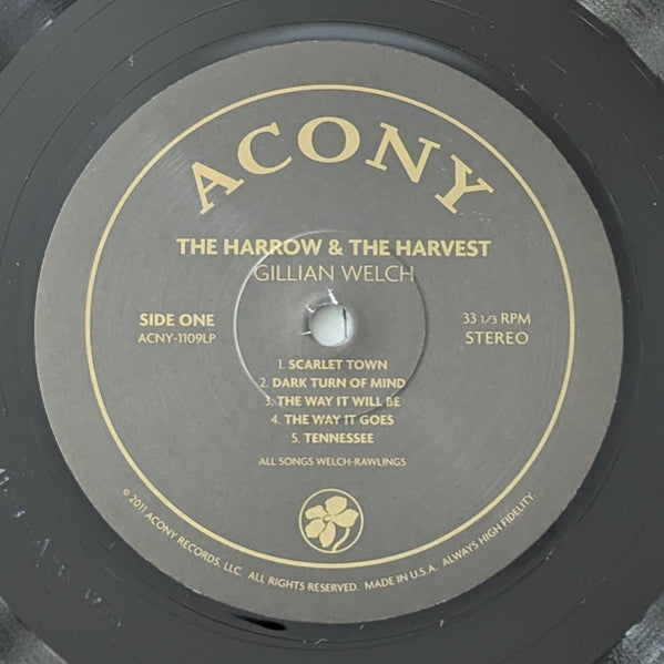 Gillian Welch : The Harrow & The Harvest (LP, Album, RE, RM)