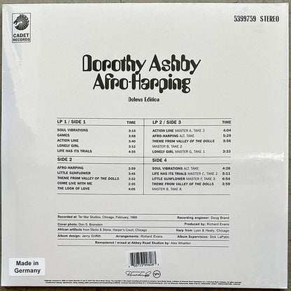 Dorothy Ashby : Afro-Harping (LP, Album, RE, Cry + LP, Cry + Dlx, Ltd, RM)