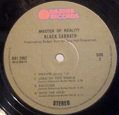 Black Sabbath : Master Of Reality (LP, Album, RE, Gat)