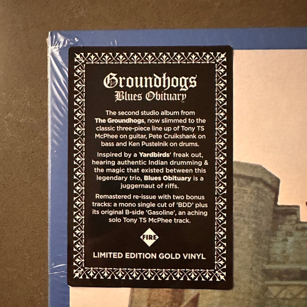 Groundhogs* : Blues Obituary (LP, Album, RE, Gol)