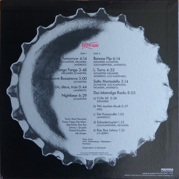 Guru Guru : Tango Fango (LP, Album, RE)