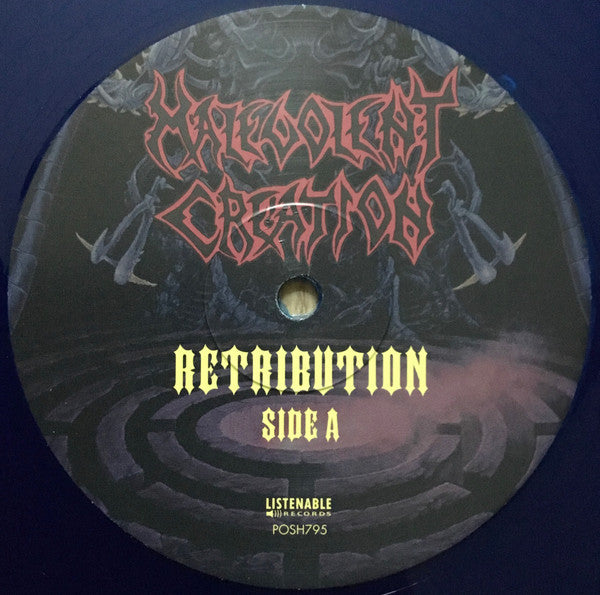 Malevolent Creation : Retribution (LP, Album, Ltd, RE, RP, Blu)