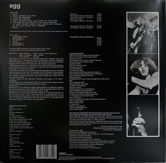 Egg (2) : Egg (LP, Album, RE)