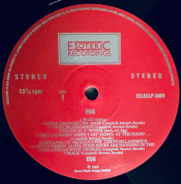 Egg (2) : Egg (LP, Album, RE)