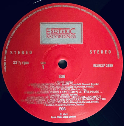Egg (2) : Egg (LP, Album, RE)