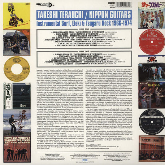 Takeshi Terauchi : Nippon Guitars (Instrumental Surf, Eleki & Tsugaru Rock 1966-1974) (LP, Comp)
