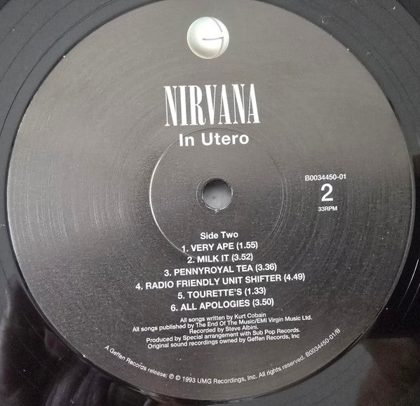 Nirvana : In Utero (LP, RE)