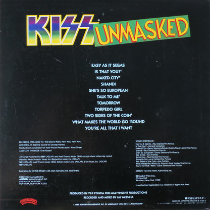 Kiss : Unmasked (LP, Album, Ltd, Ini)