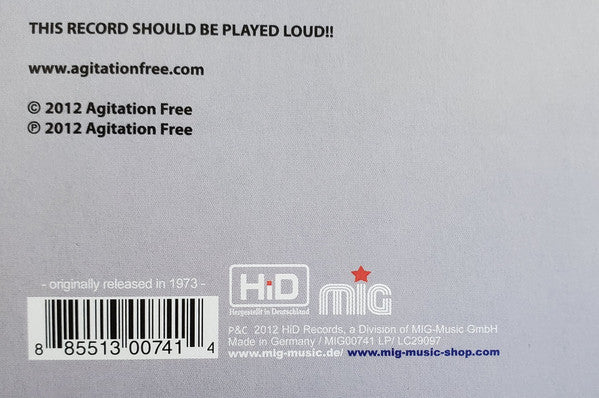 Agitation Free : 2nd (LP, Album, RE, RM)