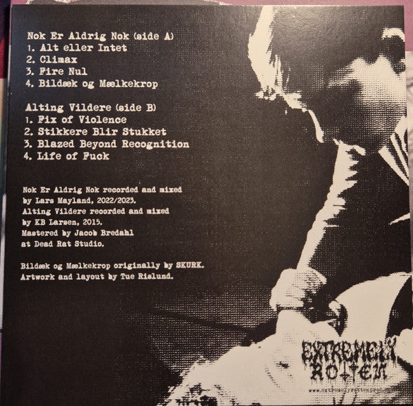 UxDxS* : Nok Er Aldrig Nok / Alting Vildere (7", EP)