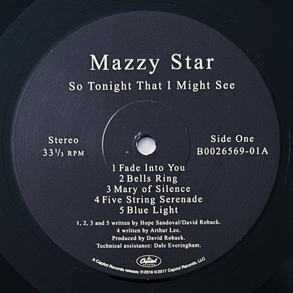 Buy Mazzy Star : So Tonight That I Might See (LP, Album, RE