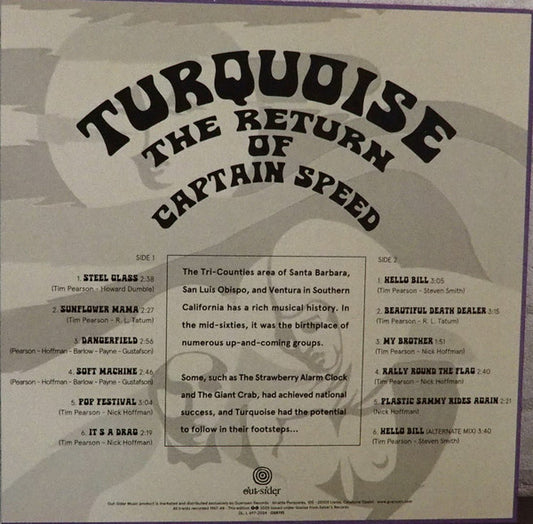 Turquoise (6) : The Return Of Captain Speed (LP, Album, RM)