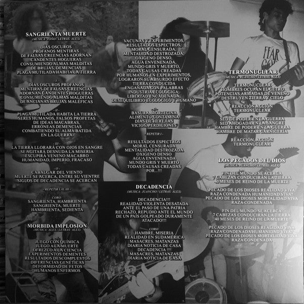 Masacre : Ola De Violencia (12", EP, RE, Whi)