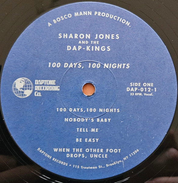 Sharon Jones & The Dap-Kings : 100 Days, 100 Nights (LP, Album, RE, GZ )
