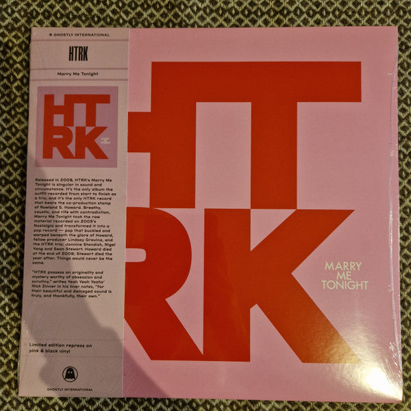 HTRK : Marry Me Tonight (LP, Album, Ltd, RE, Pin)