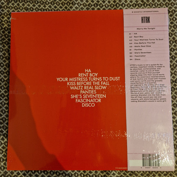 HTRK : Marry Me Tonight (LP, Album, Ltd, RE, Pin)