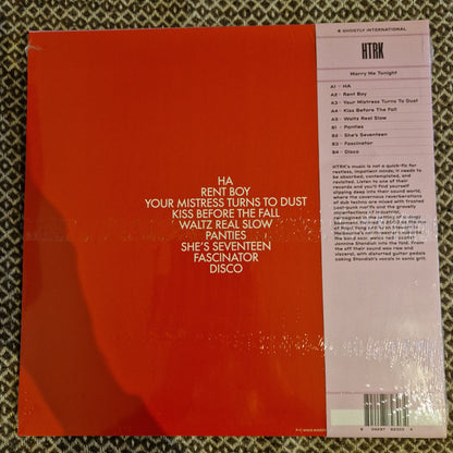 HTRK : Marry Me Tonight (LP, Album, Ltd, RE, Pin)