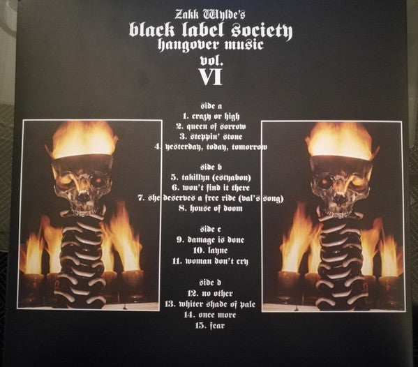 Black Label Society : Hangover Music Vol. VI (2xLP, Album, Ltd, RE, Yel)