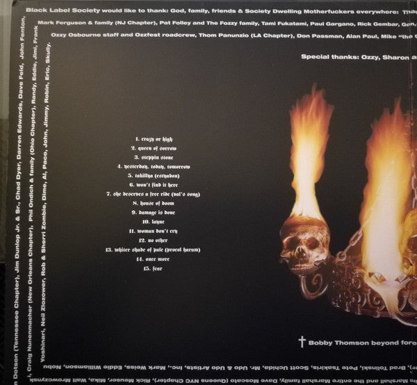 Black Label Society : Hangover Music Vol. VI (2xLP, Album, Ltd, RE, Yel)