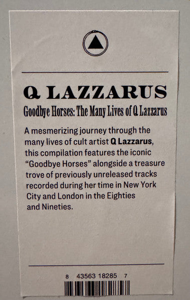 Q Lazzarus* : Goodbye Horses: The Many Lives Of Q Lazzarus (Music From The Motion Picture) (LP, Album)