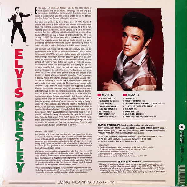 Elvis Presley : Elvis Presley (LP, Album, Ltd, RE, Cry)