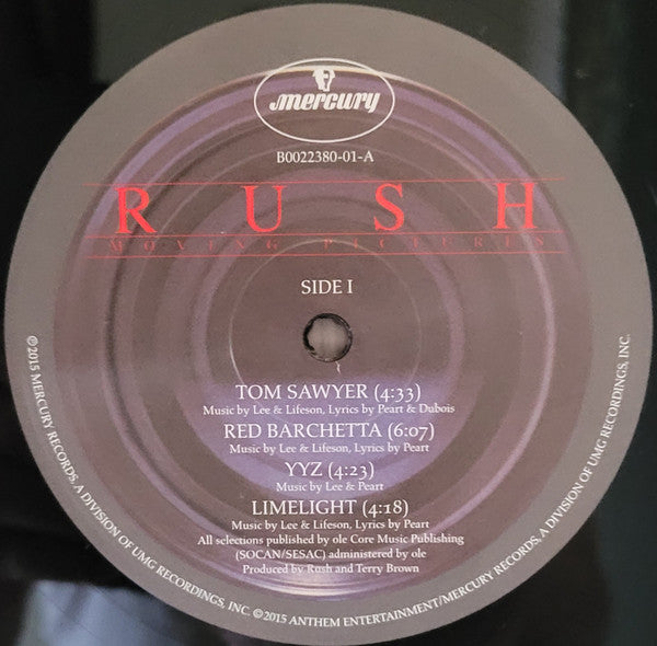 Rush : Moving Pictures (LP, Album, RE, 180)