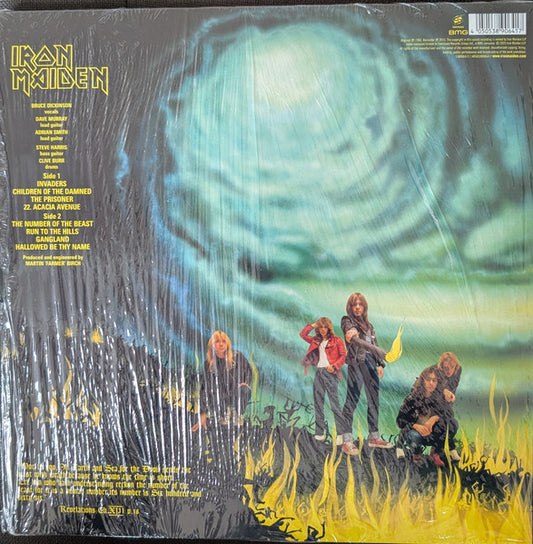 Iron Maiden : The Number Of The Beast (LP, Album, Amb, RE, RM, 180)