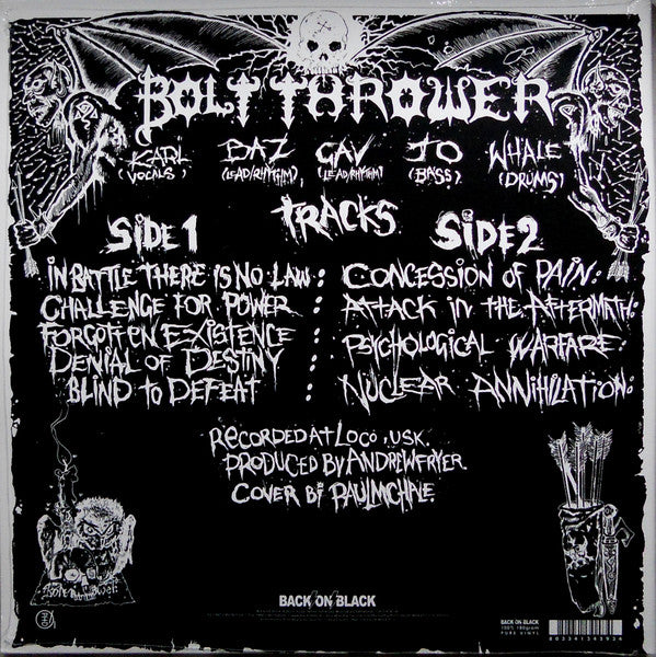 Bolt Thrower : In Battle There Is No Law! (LP, Album, Ltd, RE, Gre)