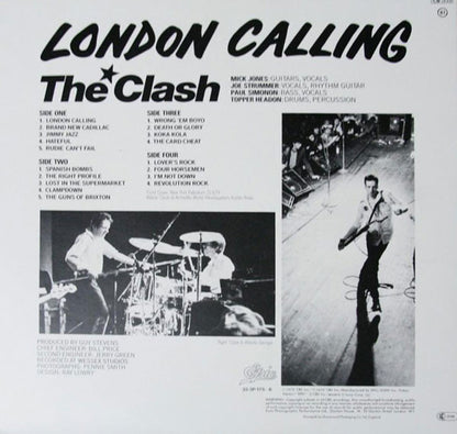 The Clash : London Calling (2xLP, Album, Gat)