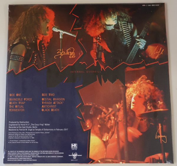 Destruction : Infernal Overkill (LP, Album, Ltd, RE, RP)