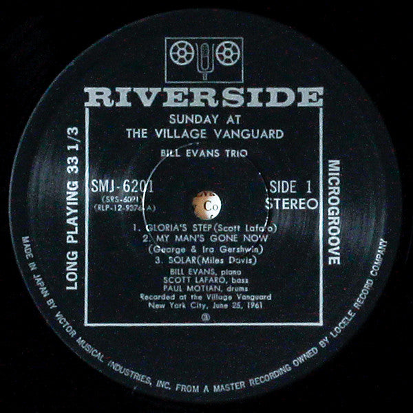 Bill Evans Trio* Featuring Scott La Faro* : Sunday At The Village Vanguard (LP, Album, RE)