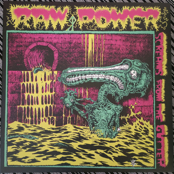 Raw Power (2) : Screams From The Gutter (LP, Album, Ltd, RE, RP, Bla)
