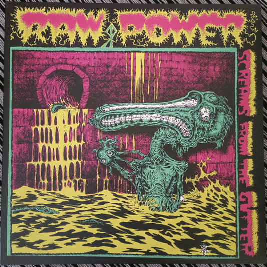 Raw Power (2) : Screams From The Gutter (LP, Album, Ltd, RE, RP, Bla)