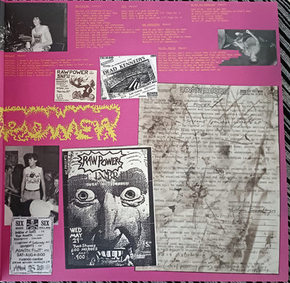 Raw Power (2) : Screams From The Gutter (LP, Album, Ltd, RE, RP, Bla)