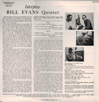 Bill Evans Quintet / ビル・エヴァンス* : Interplay = インタープレイ (LP, Album, RE)