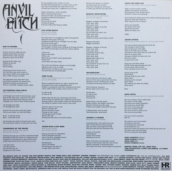 Anvil Bitch : Rise To Offend (LP, Album, Ltd, RE, RM, Mag)