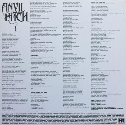 Anvil Bitch : Rise To Offend (LP, Album, Ltd, RE, RM, Mag)