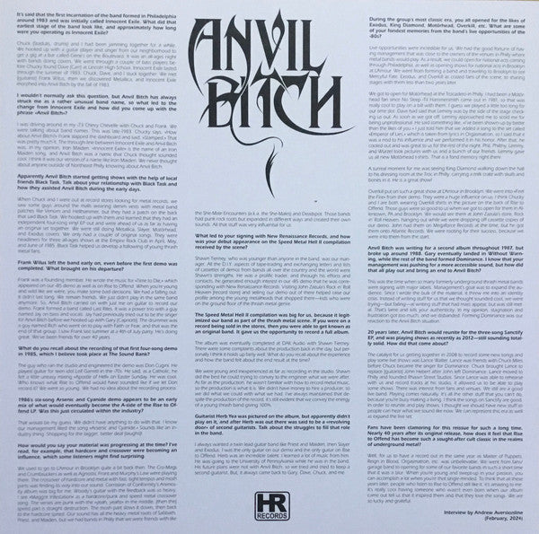 Anvil Bitch : Rise To Offend (LP, Album, Ltd, RE, RM, Mag)
