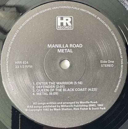 Manilla Road : Metal (LP, Album, Ltd, RE, 180)