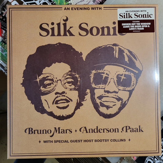 Silk Sonic : An Evening With Silk Sonic (LP, Album, RE)