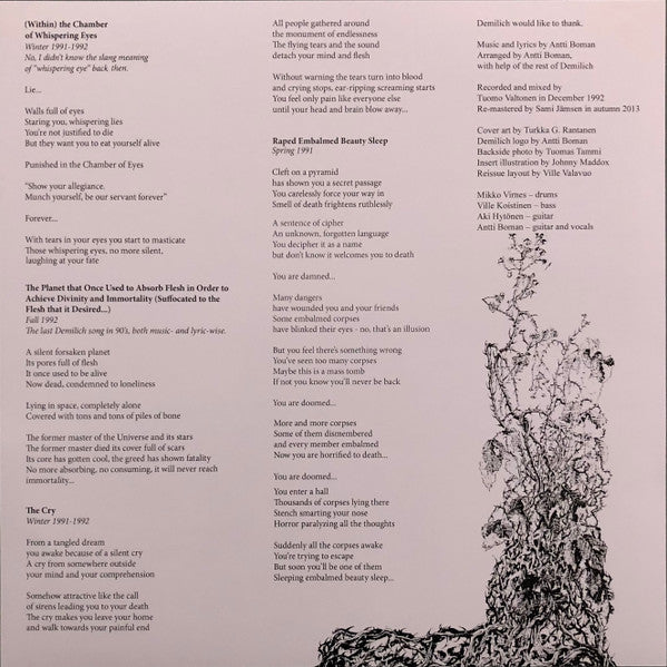 Demilich : Nespithe (LP, Album, RE)